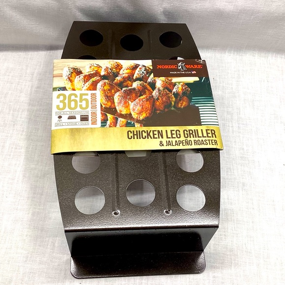 Nordic Ware | Kitchen | Nordic Ware Chicken Leg Griller Jalapeo Roaster ...